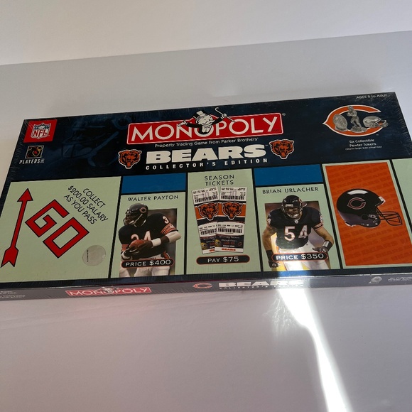 Chicago Bears Monoply Collectors Edition New - Picture 2 of 4